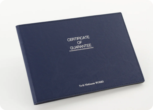 【特注】A5サイズ保証書ファイル